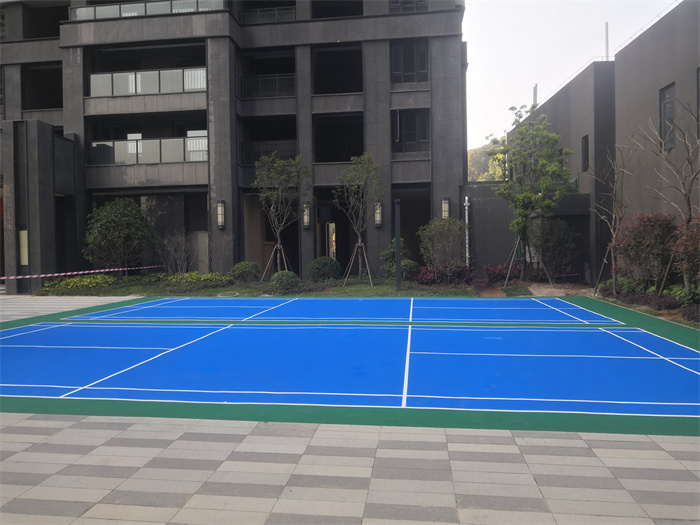 黄浦区硅pu网球场铺设