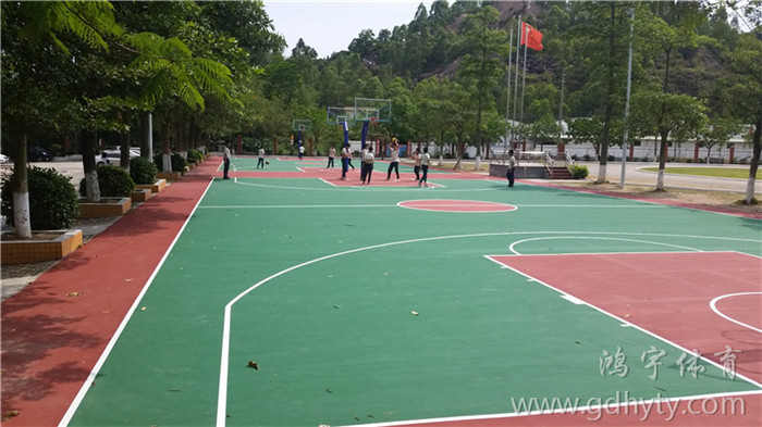 惠州硅PU篮球场 硅PU篮球场地坪施工方案