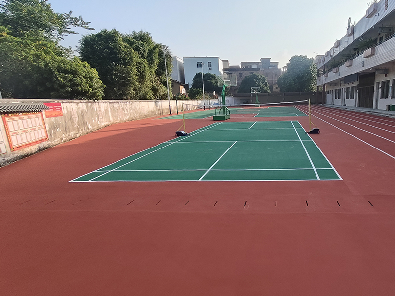 德庆县九市镇留村小学1270平方丙烯酸