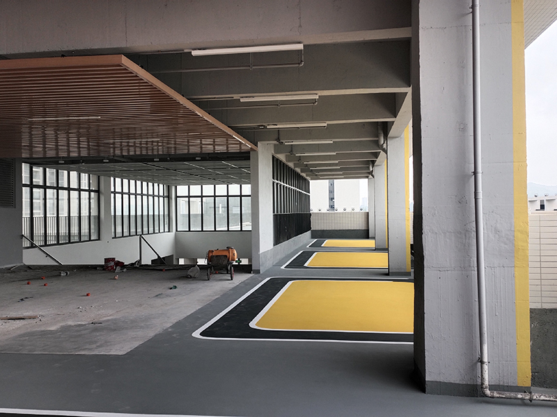 中山市弘科未來學校架空層丙烯酸1000平方