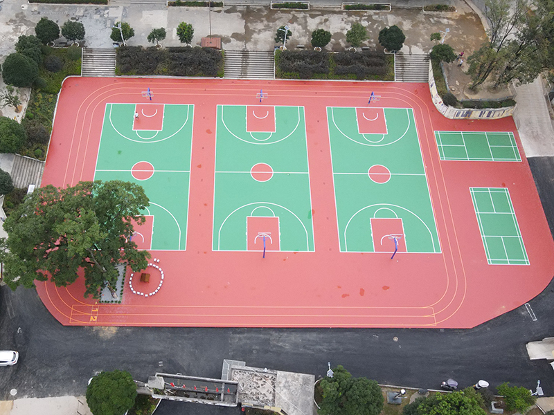 廣西省桂林市資源縣車田中學3300平方硅PU