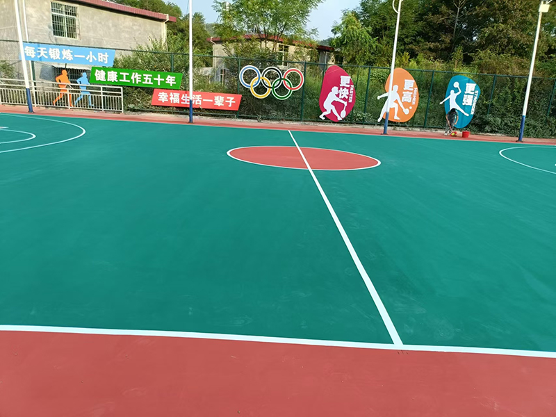 江西省贛州市興國樟木中心小學510平方丙烯酸材料