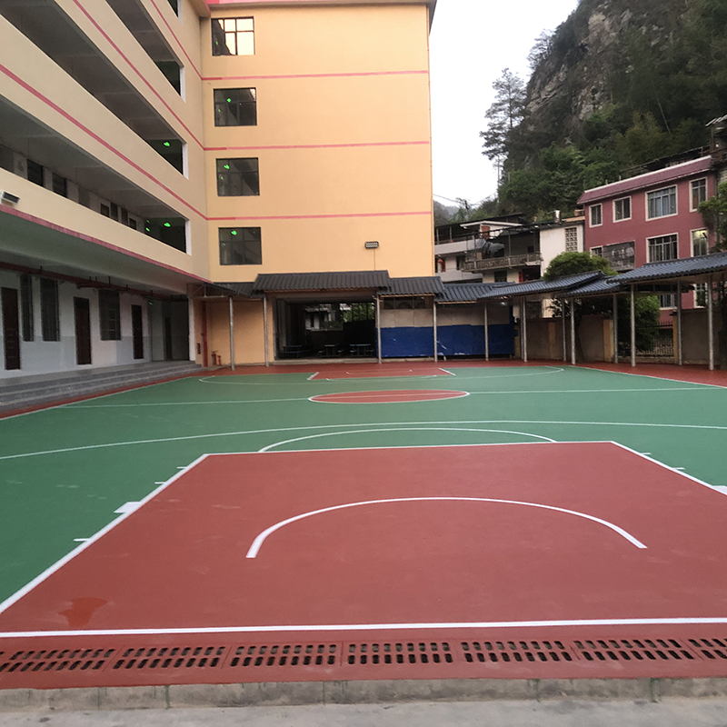 广西桂林市资源县第二小学750平方硅PU